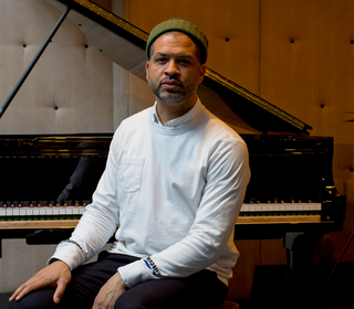 Jason Moran seated at piano